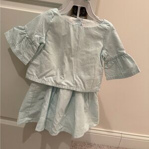 Janie and Jack Striped Matching Set